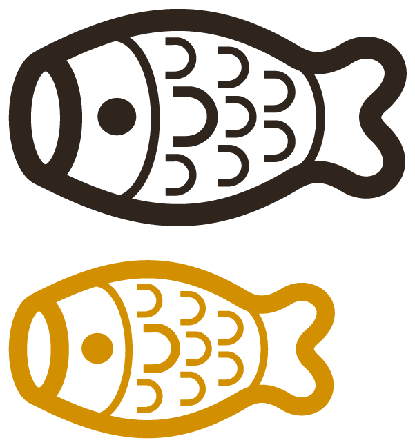 Carpa symbol — two carp